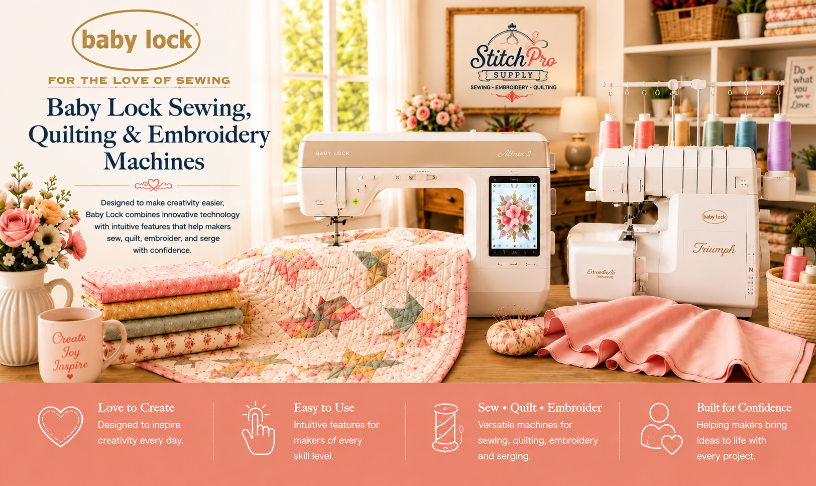Baby Lock Sewing, Quilting & Embroidery Machines