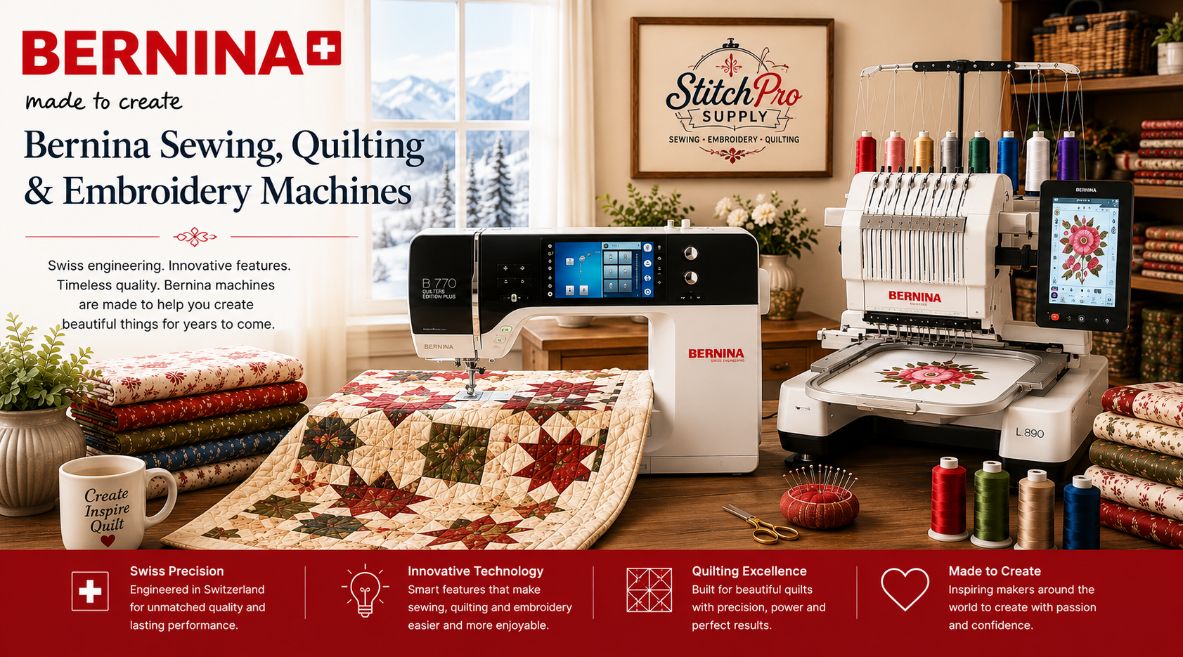 Bernina Sewing, Quilting & Embroidery Machines