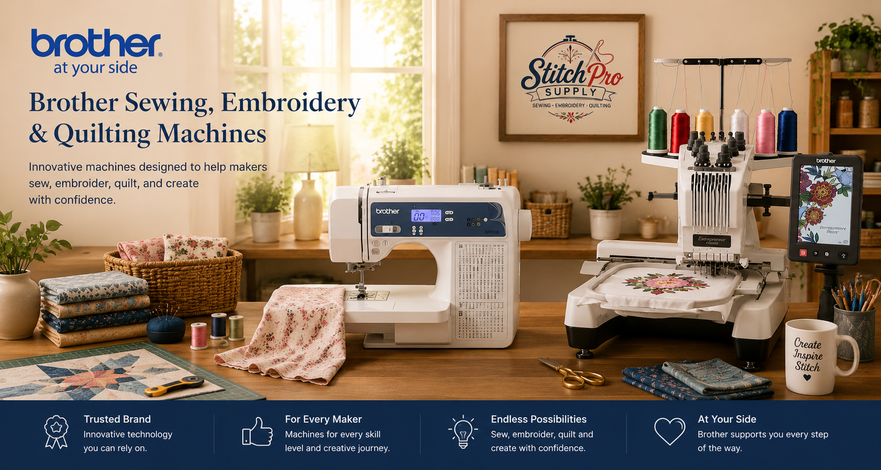 Brother Sewing, Embroidery & Quilting Machines