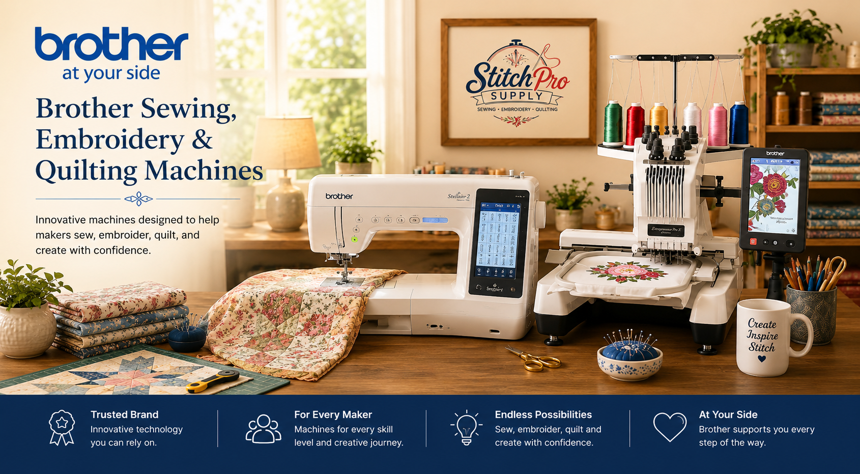 Brother Sewing, Embroidery & Quilting Machines