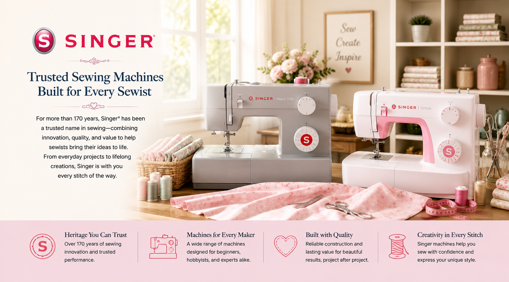 Singer Sewing Machines & Sewing Equipment