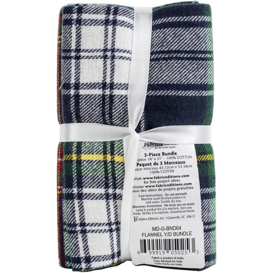 Yarn-Dyed Flannel Fat Quarter Assortment 18