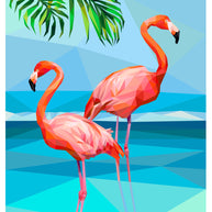 Flamingoes Quilt Kit