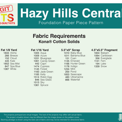 Hazy Hills Central Pattern (CONFETTI)