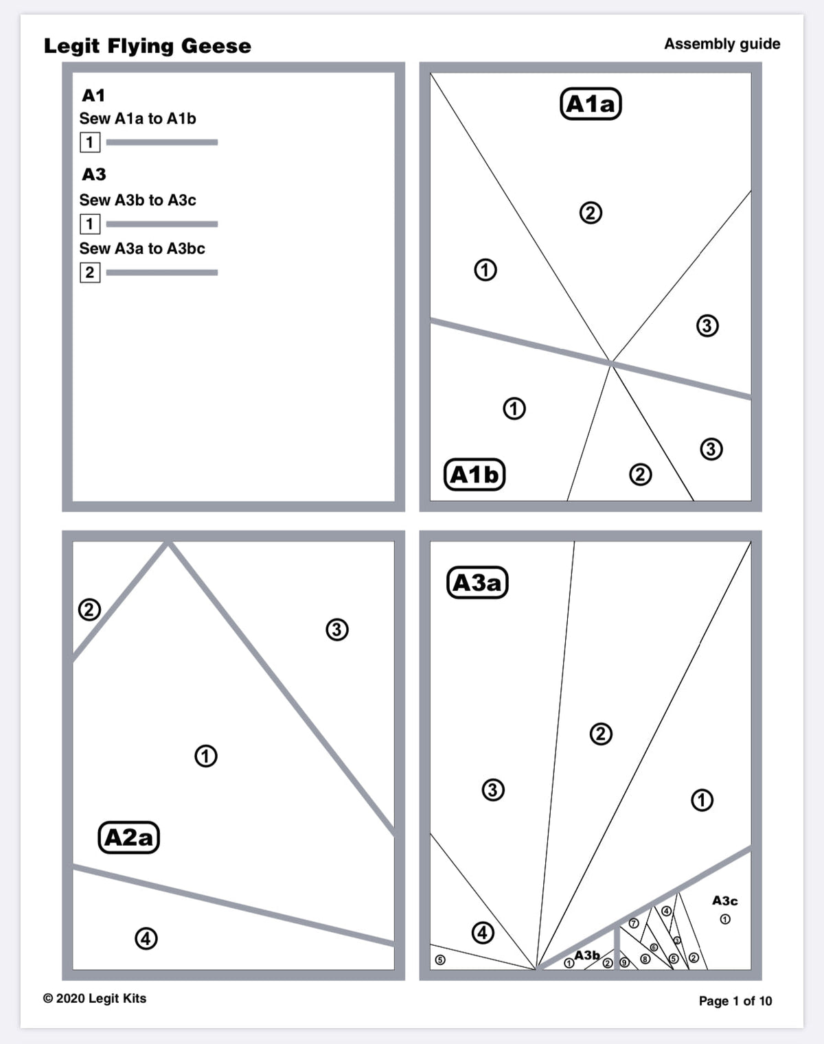 Flying Geese Quilt Kit