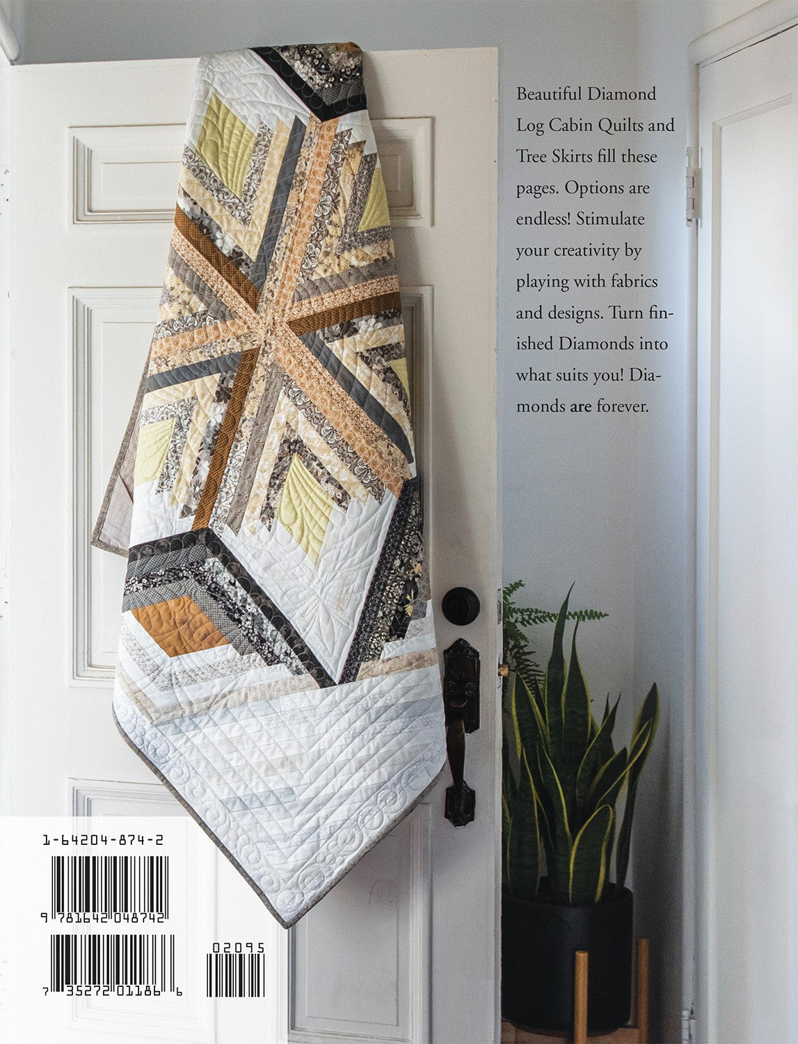 Diamond Log Cabin Quilts and Tree Skirt