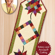 Table Scrap Runner and Table Topper for Rotary & Accuquilt