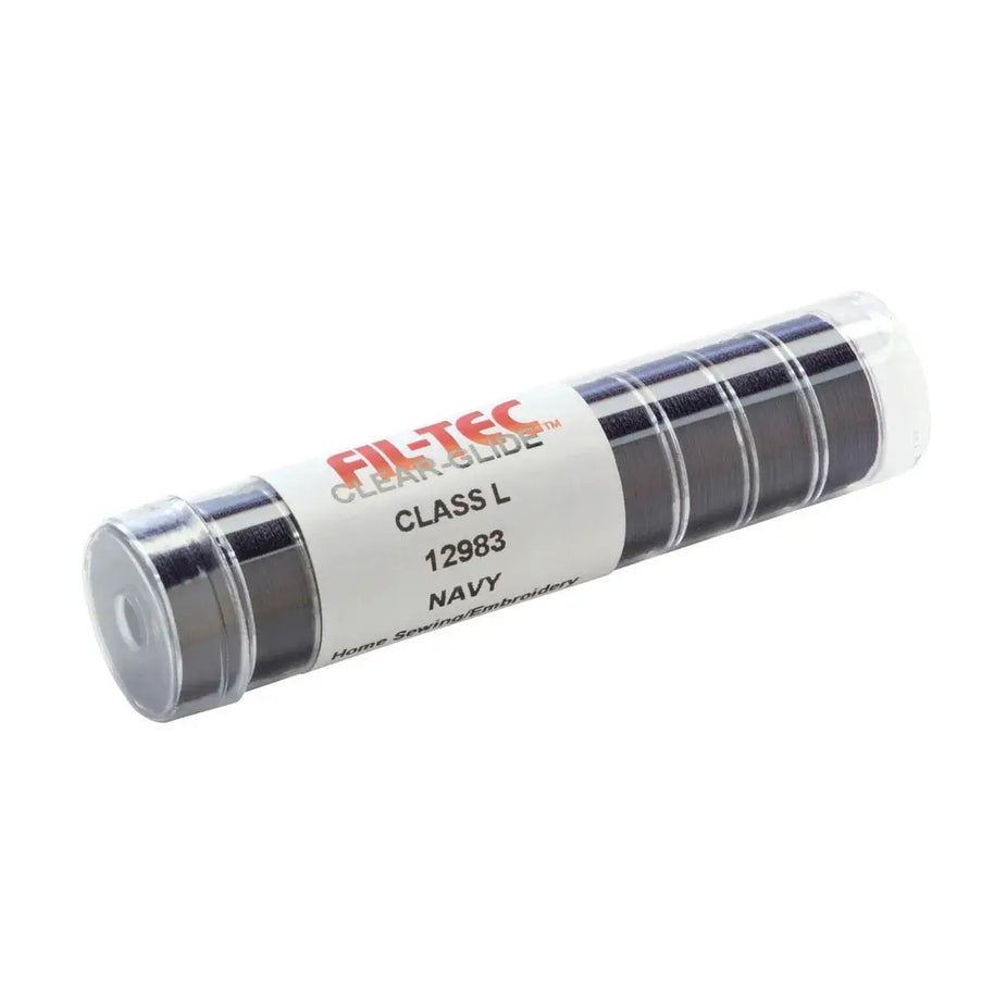 12983 Navy Prewound Clear-Glide Bobbin Tube - Style L
