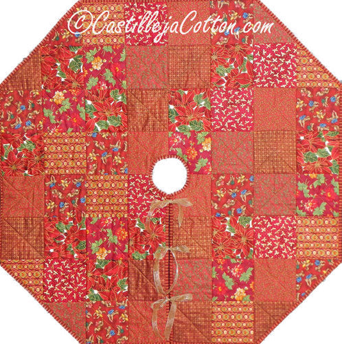 Christmas Traditions Tree Skirt Downloadable Pattern