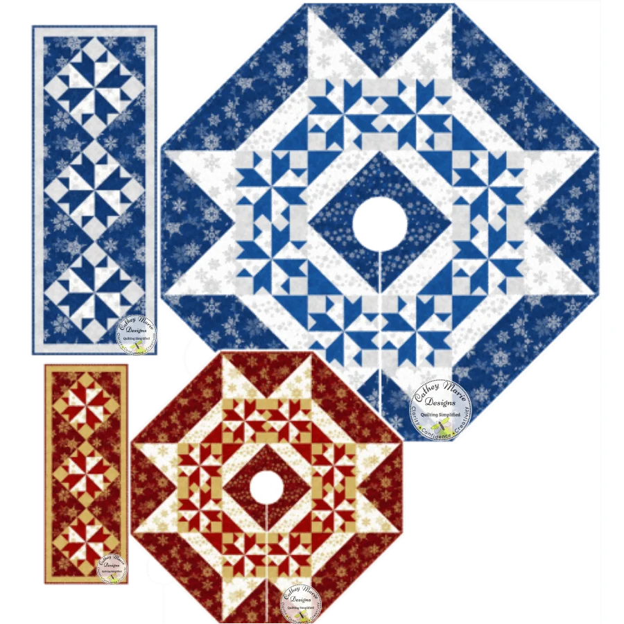Shimmer Frost Tree Skirt Downloadable Pattern