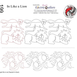 199 In Like A Lion Pantograph by Linda V. Taylor
