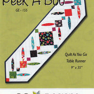 Peek A Boo Quilt As You Go Table Runner