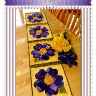 Patchwork Pansy Table Runner