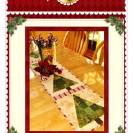 Patchwork Christmas Tree Table Runner
