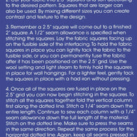 Quilters Grid 2-1/2in Fusible Interfacing 48in x 1yd