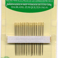 Gold Eye Between / Quilting Needles Size 9 15ct