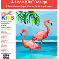 Flamingoes Quilt Kit