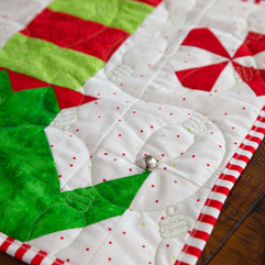 Elf Feet Christmas Table Runner Precut Quilt Kit