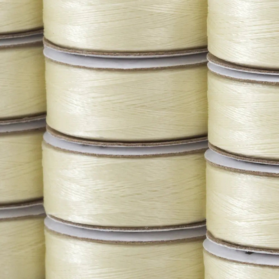 Super Bobs Poly #651 Ivory (M-Style) 12 pack pre-wound bobbins