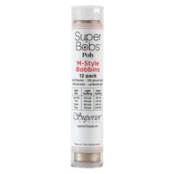 Super Bobs Poly #652 Statue (M-Style) 12 pack pre-wound bobbins