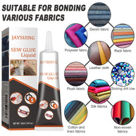Fabric Sewing Glue, Fabric Sewing Rubber Shoe Pad Clothes Jeans Torn Repair Fabric Glue