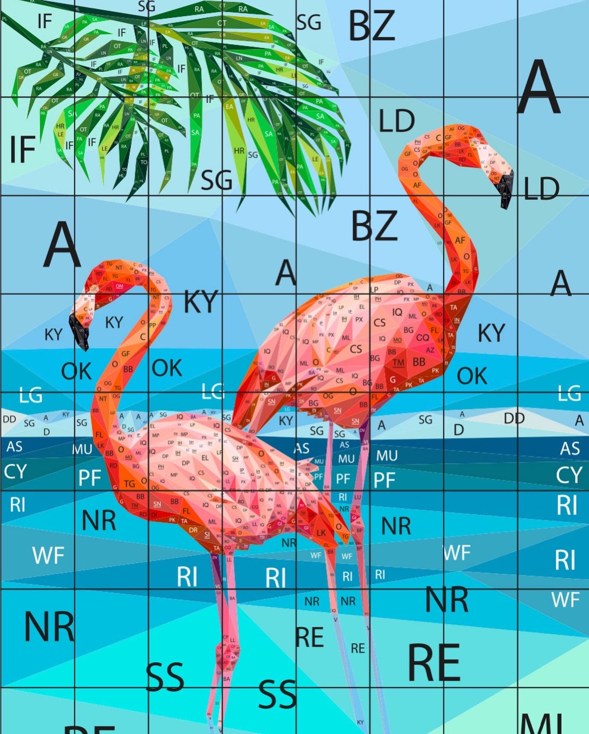 Flamingoes Quilt Kit