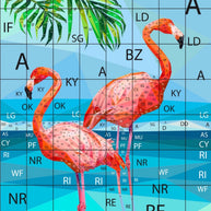 Flamingoes Quilt Kit