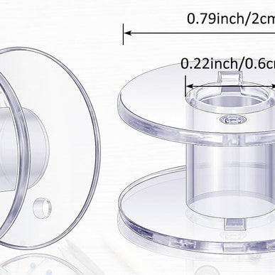 Class 15/A Bobbins for Sewing/Embroidery (10 Pack)