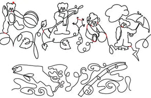 827 Combo Pantograph by Linda V. Taylor