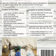 Seasonal Swirl Placemats