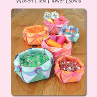 Woven Hexie Flower Bowls