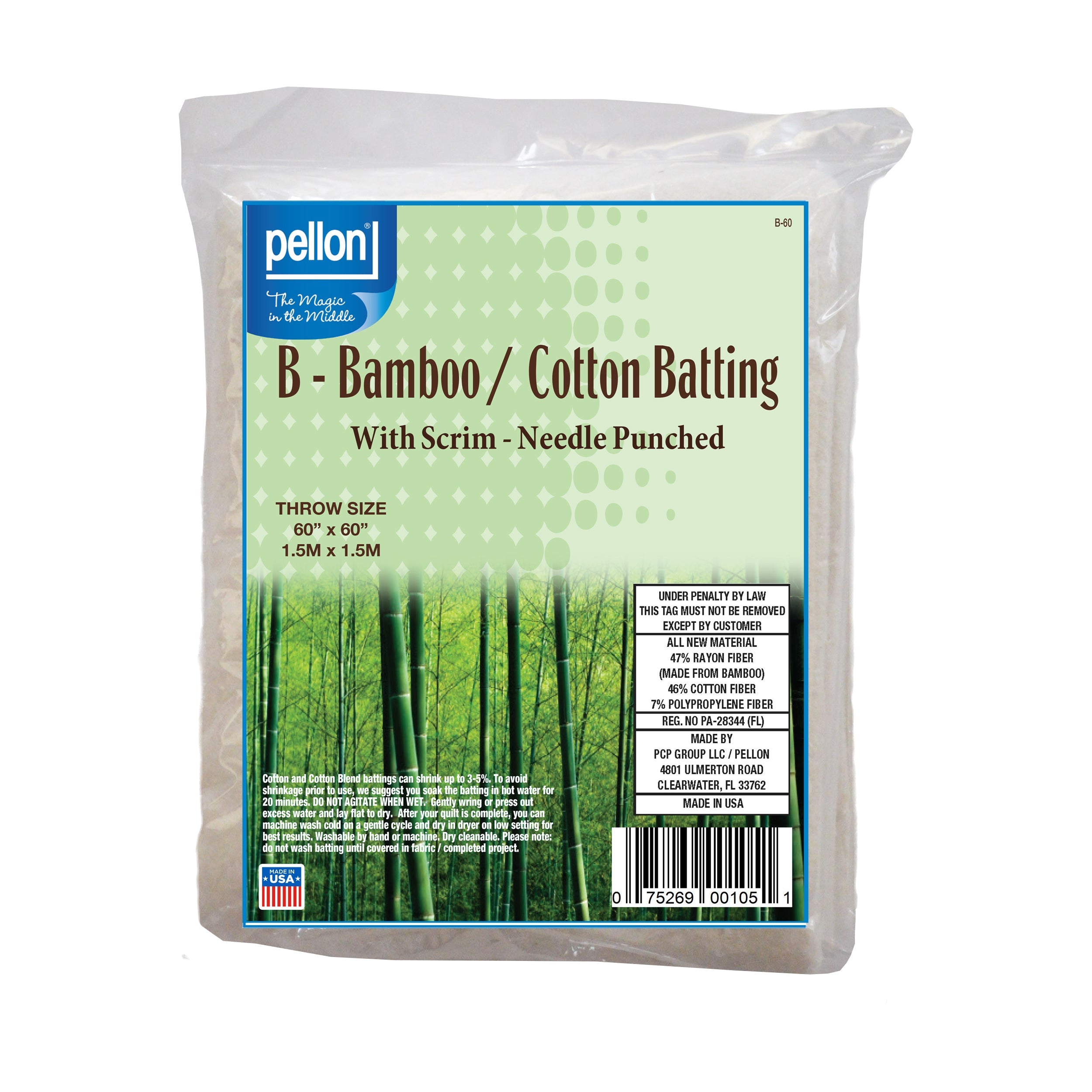 Pellon® Bamboo/Cotton Batting Scrim 60