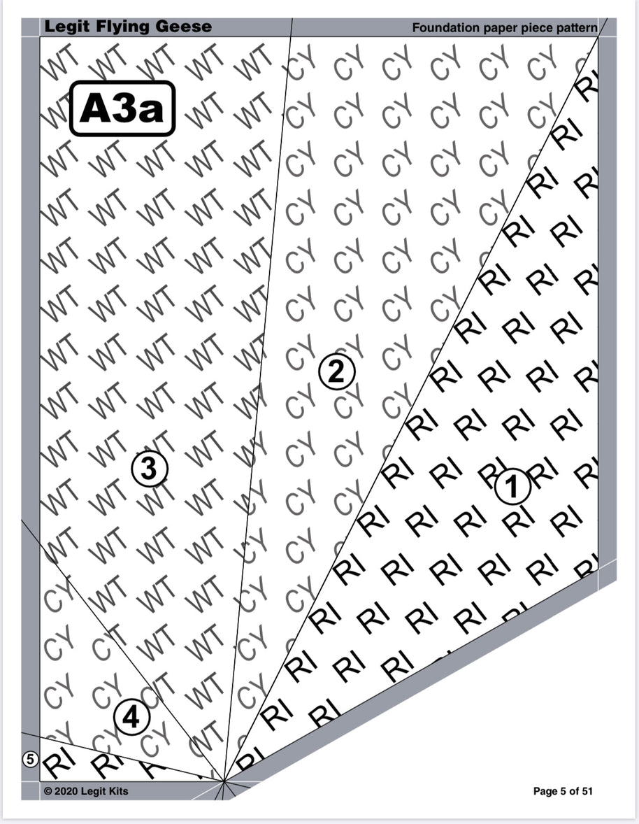 Flying Geese Pattern