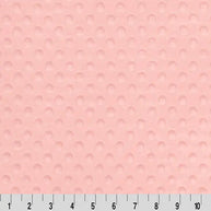 Baby Pink Cuddle Dimple Fabric per yard
