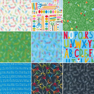 Back to School Fat Quarter Bundle - Set of 18