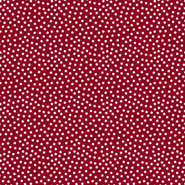 Barely Basics Lots a Dots Quilting Cuddle Cardinal Fabric Per Yard