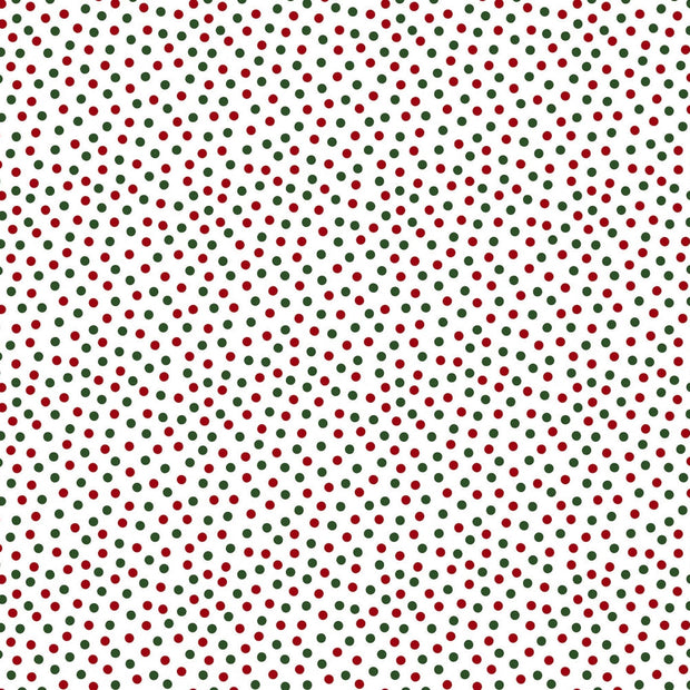 Barely Basics Lots a Dots Quilting Cuddle Christmas Fabric Per Yard