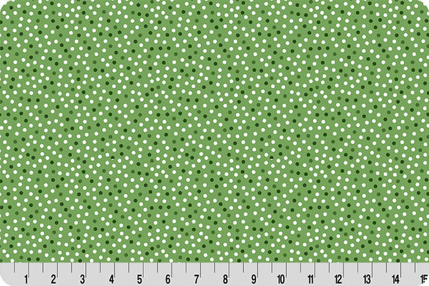Barely Basics Lots a Dots Quilting Cuddle Leaf Fabric Per Yard