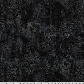 Barely Basics Stone Wash Quilting Cuddle Black Fabric Per Yard