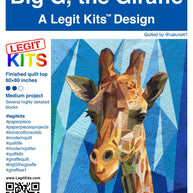 Big G the Giraffe Quilt Kit