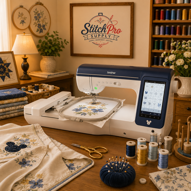 Brother WLAN Sewing & Embroidery Combo Machine | Computerized Sewing & Embroidery System