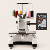 Brother Entrepreneur PR680W 6-Needle Embroidery Machine | Professional Multi-Needle Embroidery System