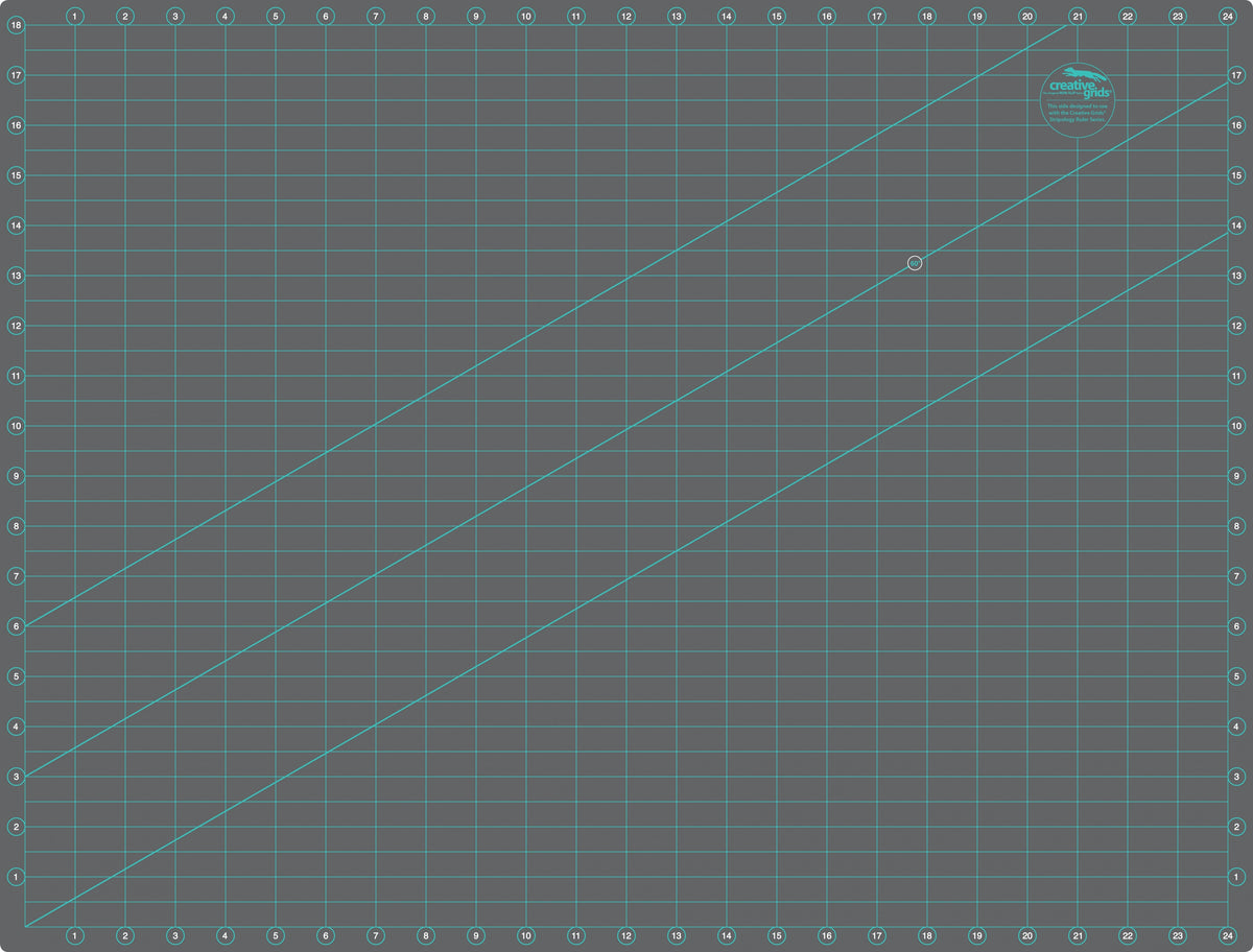 Creative Grids Self-Healing Double Sided Rotary Cutting Mat 18in x 24in