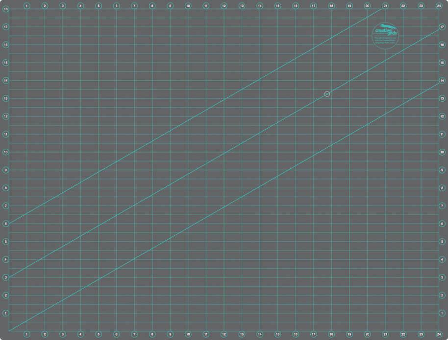 Creative Grids Self-Healing Double Sided Rotary Cutting Mat 18in x 24in