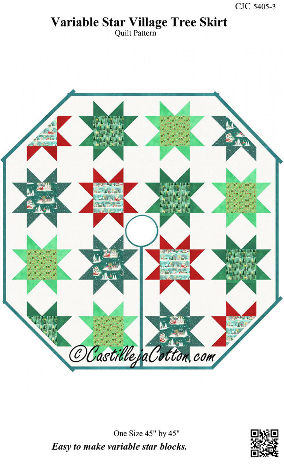 Variable Star Village Tree Skirt Pattern