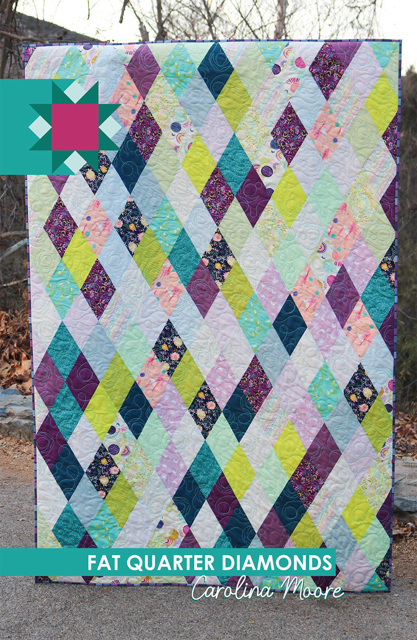 Fat Quarter Diamonds Quilt Pattern