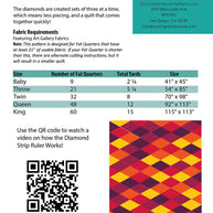 Fat Quarter Diamonds Quilt Pattern