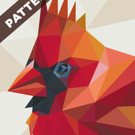 Cardinal Mini Pattern (CONFETTI)