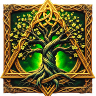 Celtic Tree of Life Fabric Panel