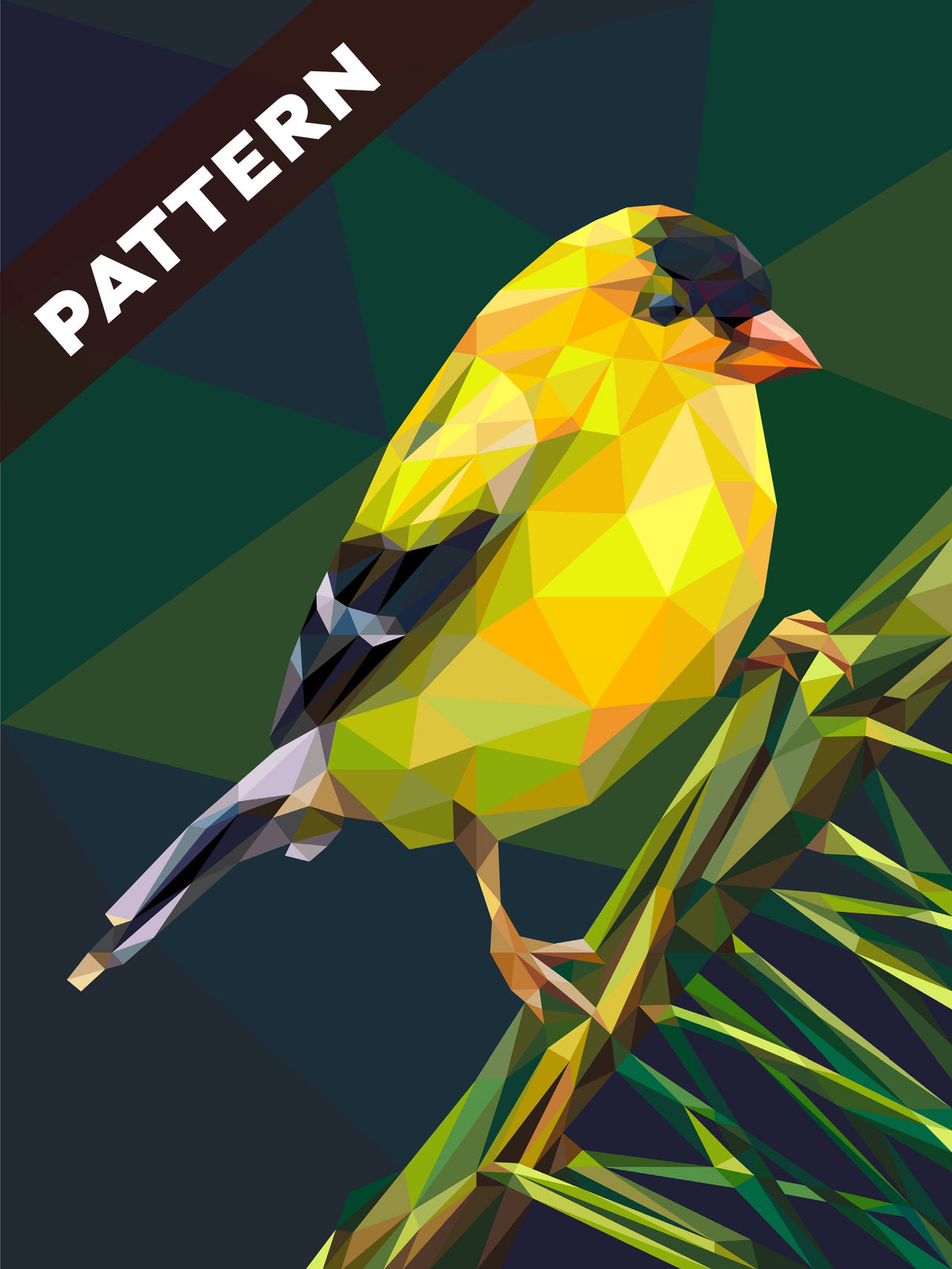 Chip the Goldfinch Pattern